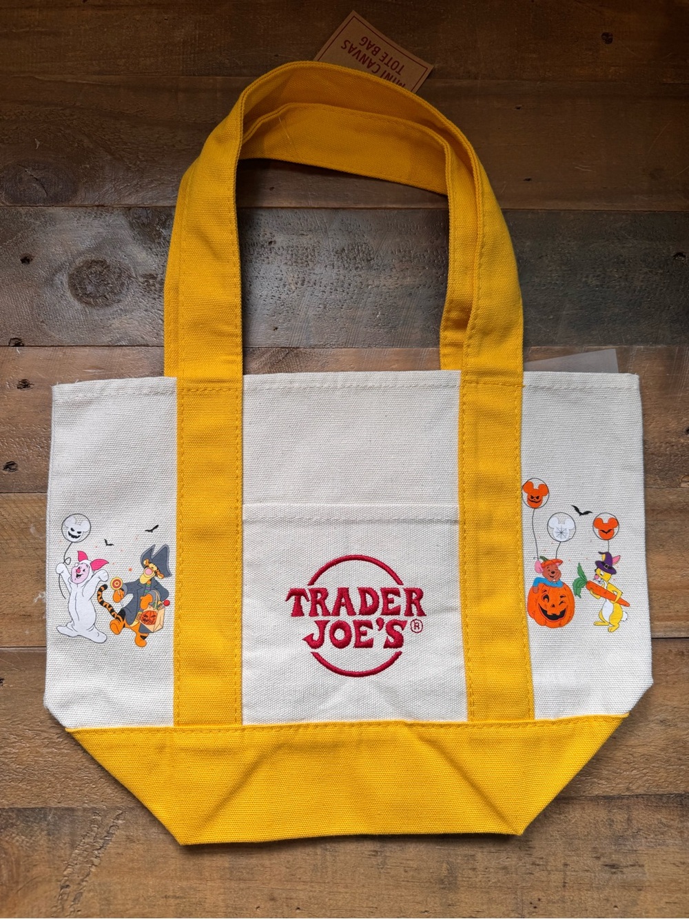 TJ’s Mini Yellow Halloween Tote Bag